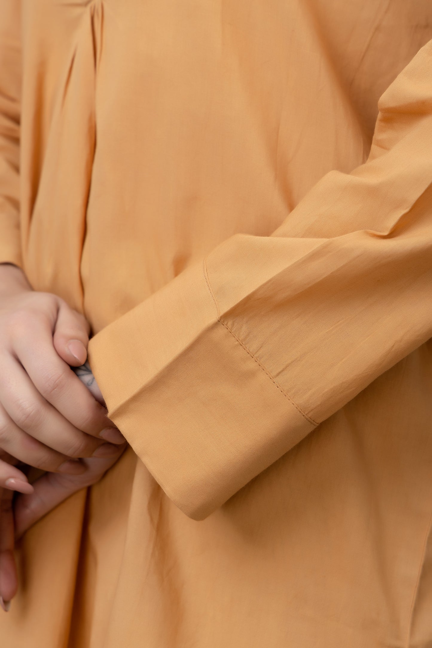 Kapaas Mustard Cotton Tunic