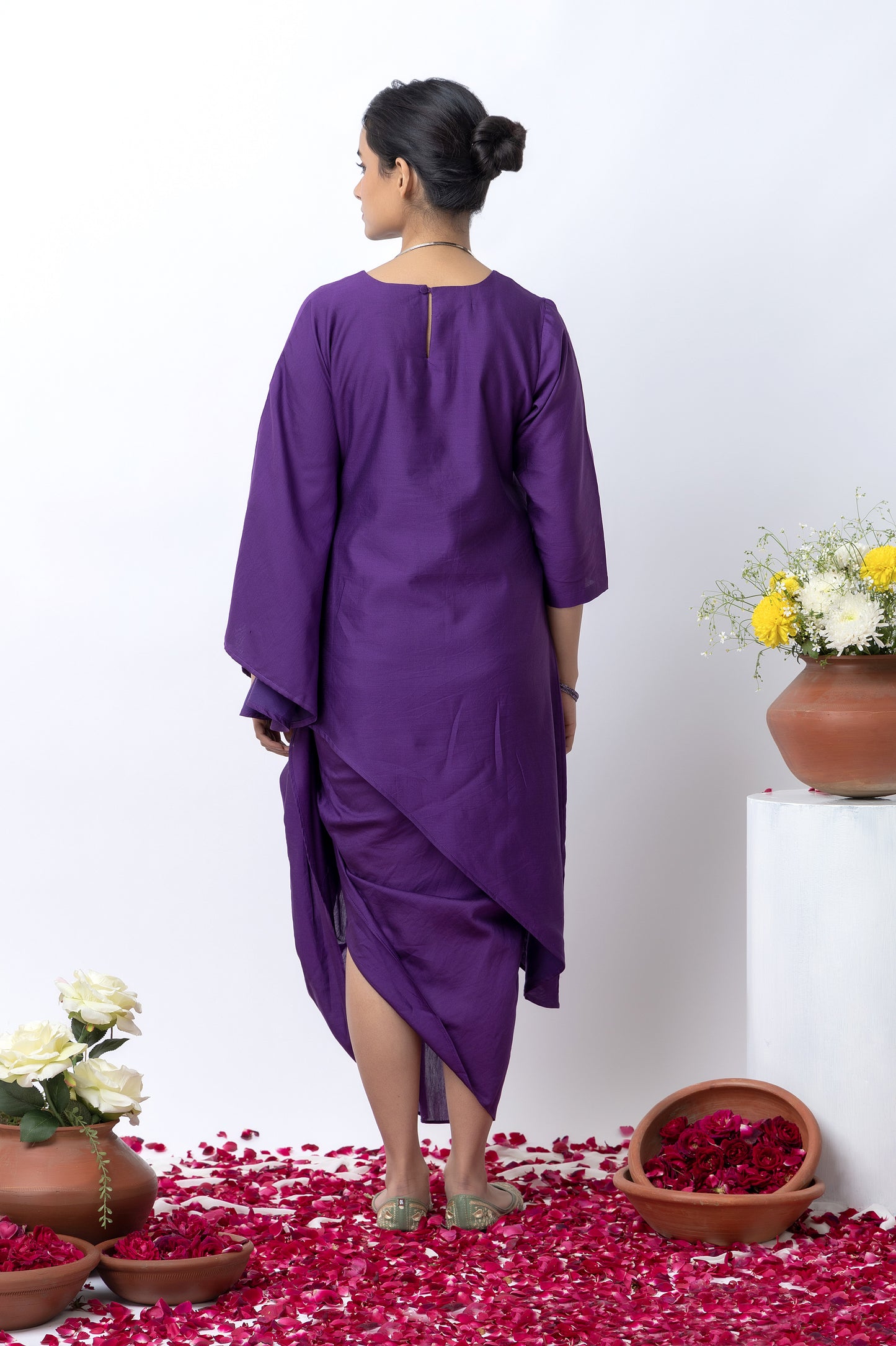 Grishm Purple Skirt Set