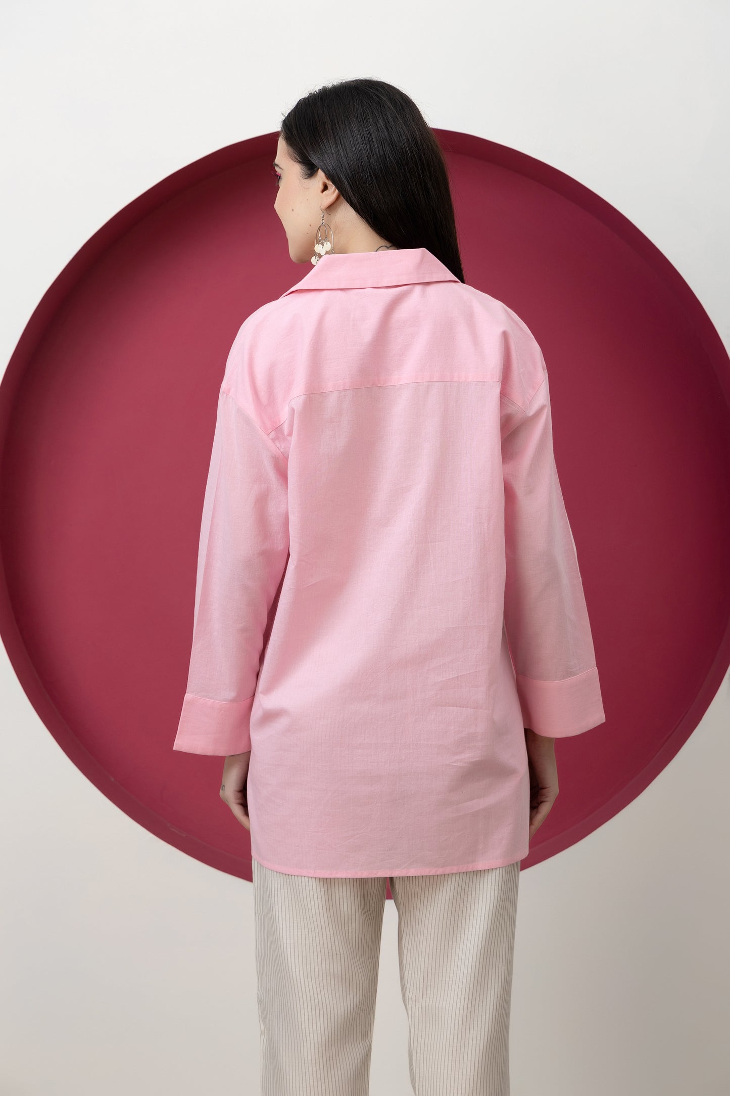 Kapaas Pink Cotton Tunic