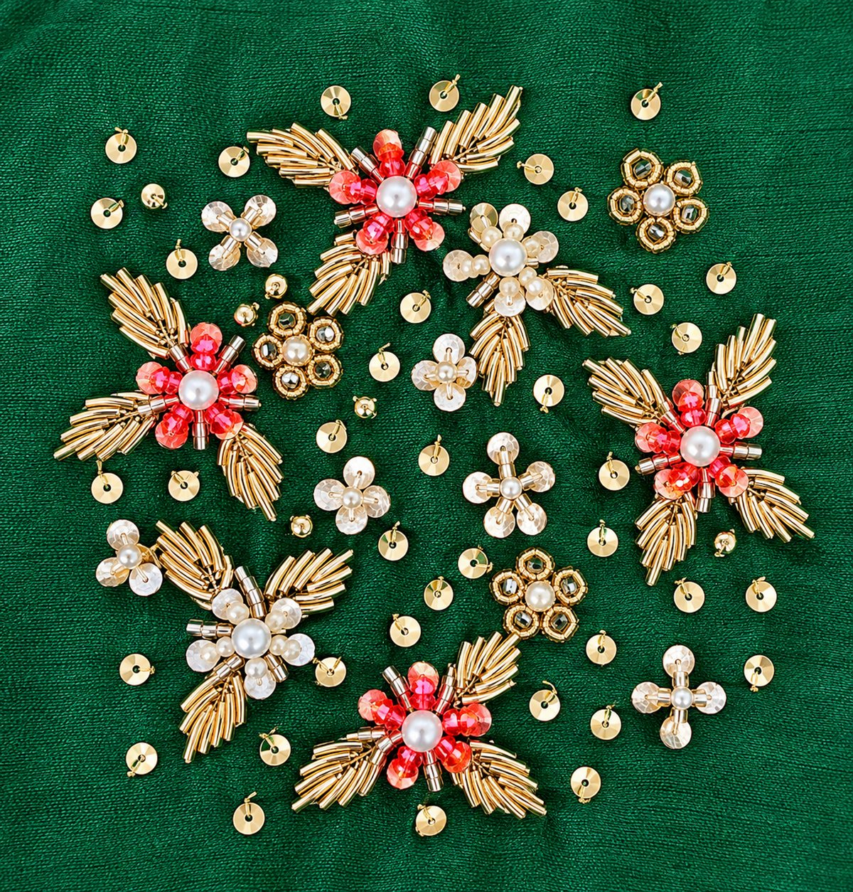 The Colour of Celebration, Emerald Green Kurta Set