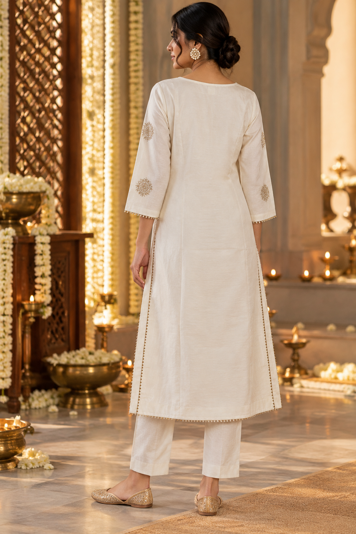 The Timeless Classic, Ivory, Pearl and Antique Gold