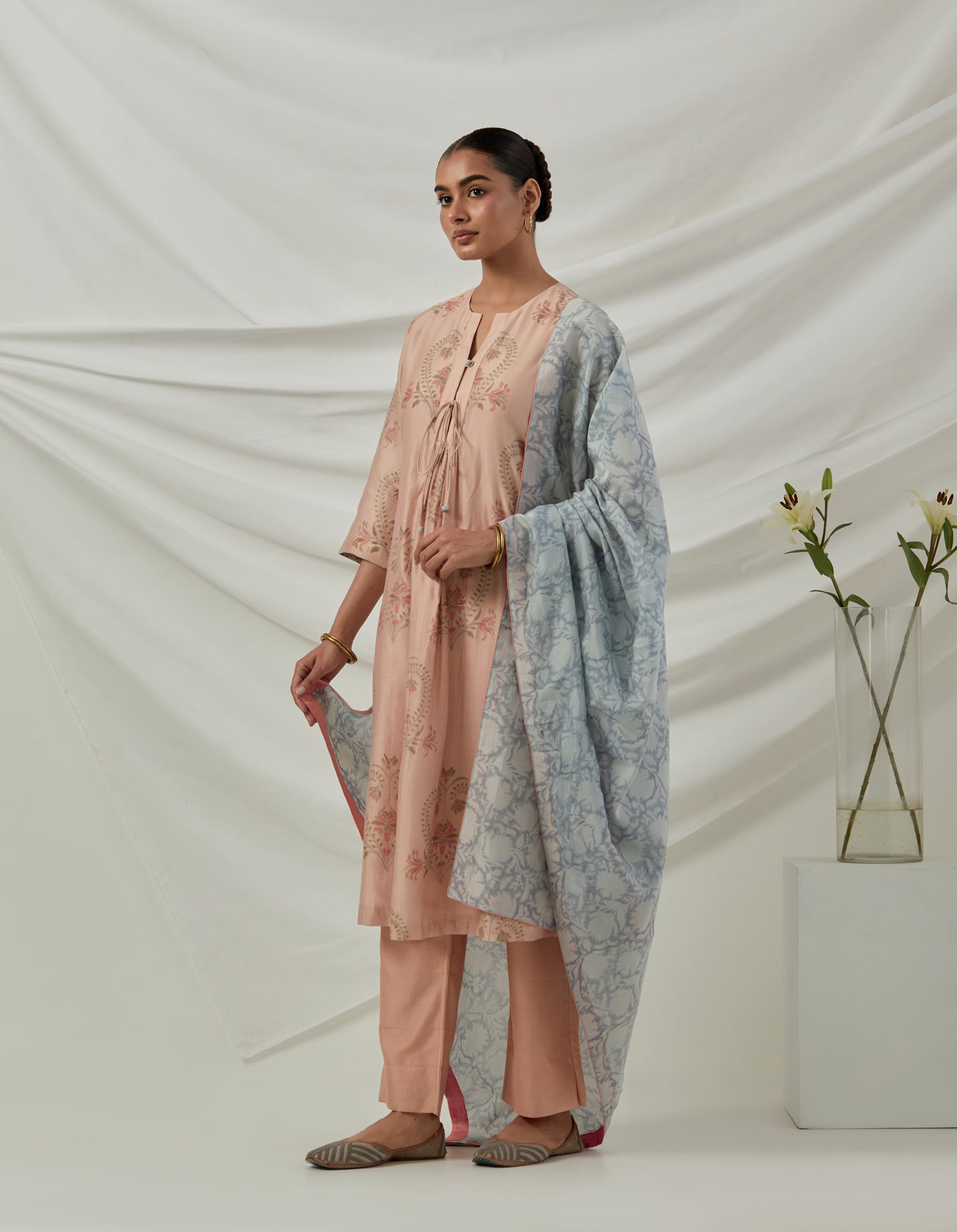Rit Blue Printed Dupatta