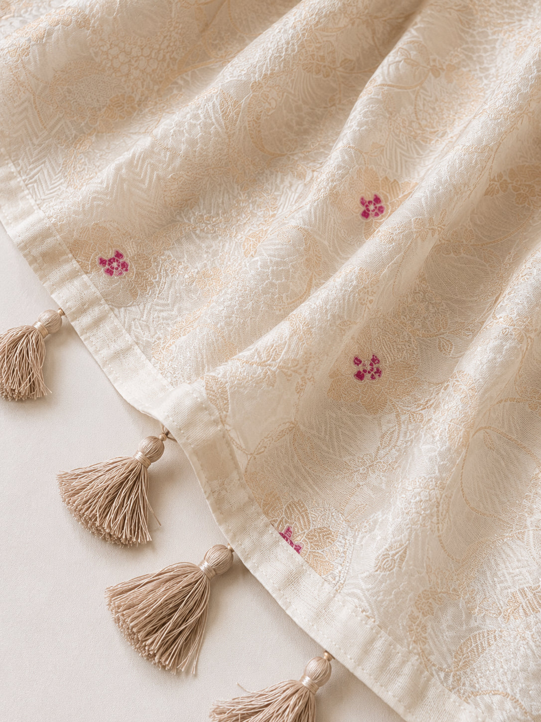 Silks of India Handwoven Brocade Dupatta