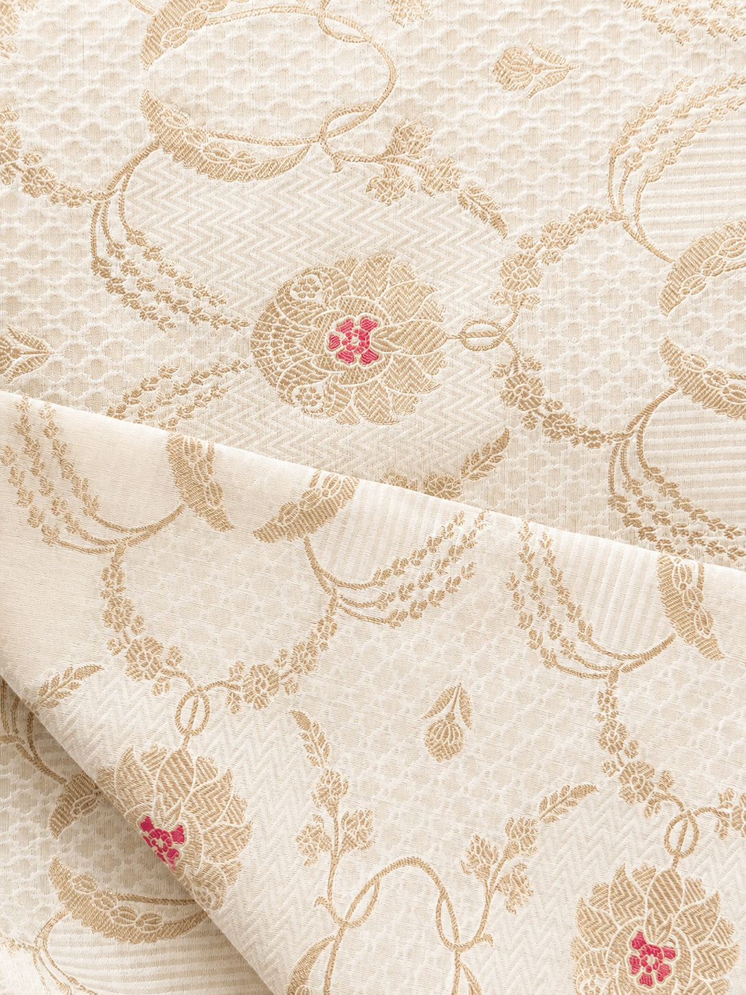 Silks of India Handwoven Brocade Dupatta